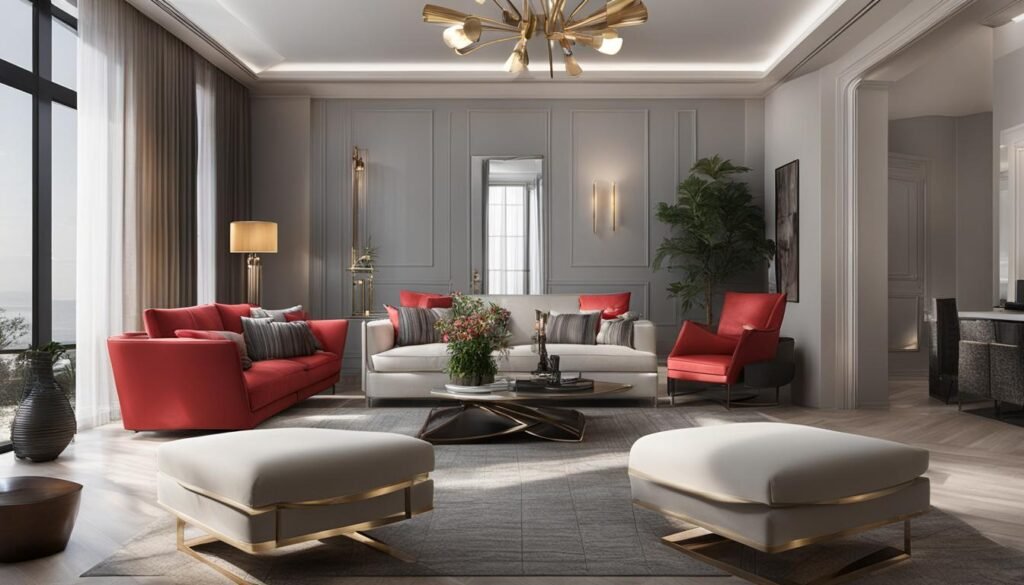 3D design modeling enhancing interior aesthetics