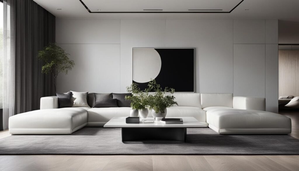 Contemporary minimalism interior