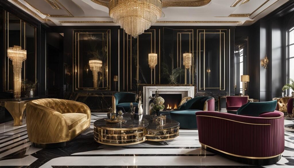 Opulent Art Deco Interior