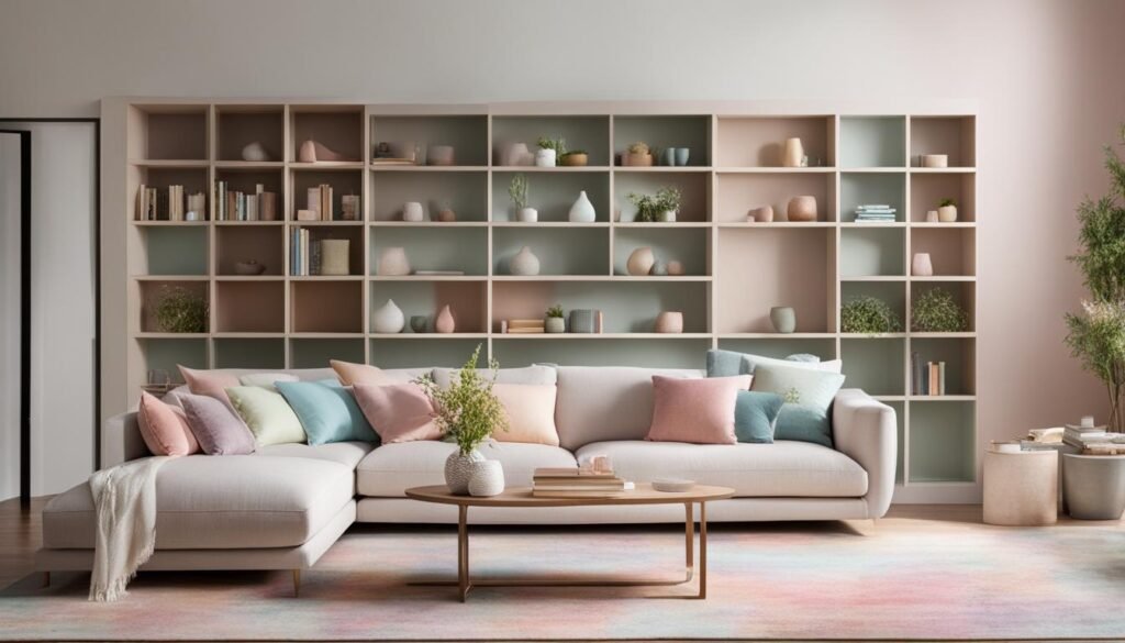 Pastel and White Harmony in Interior Design