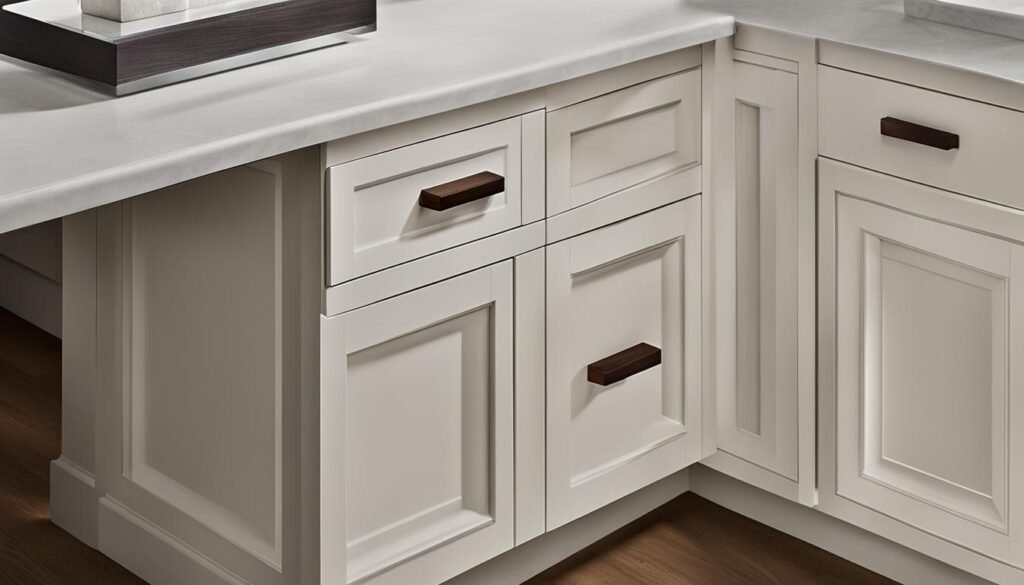 Shaker style cabinet detail