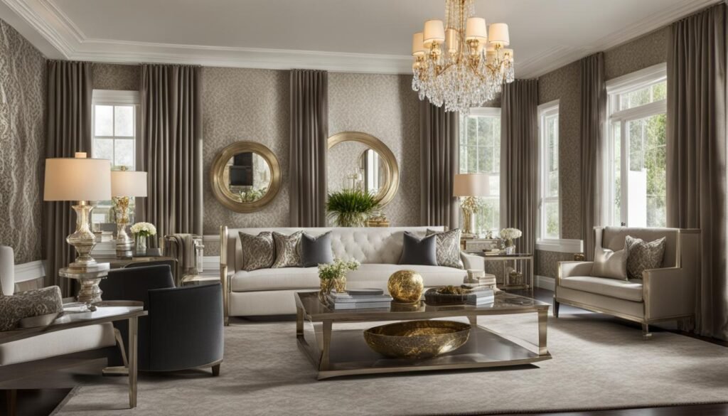 Timeless damask prints in interior design