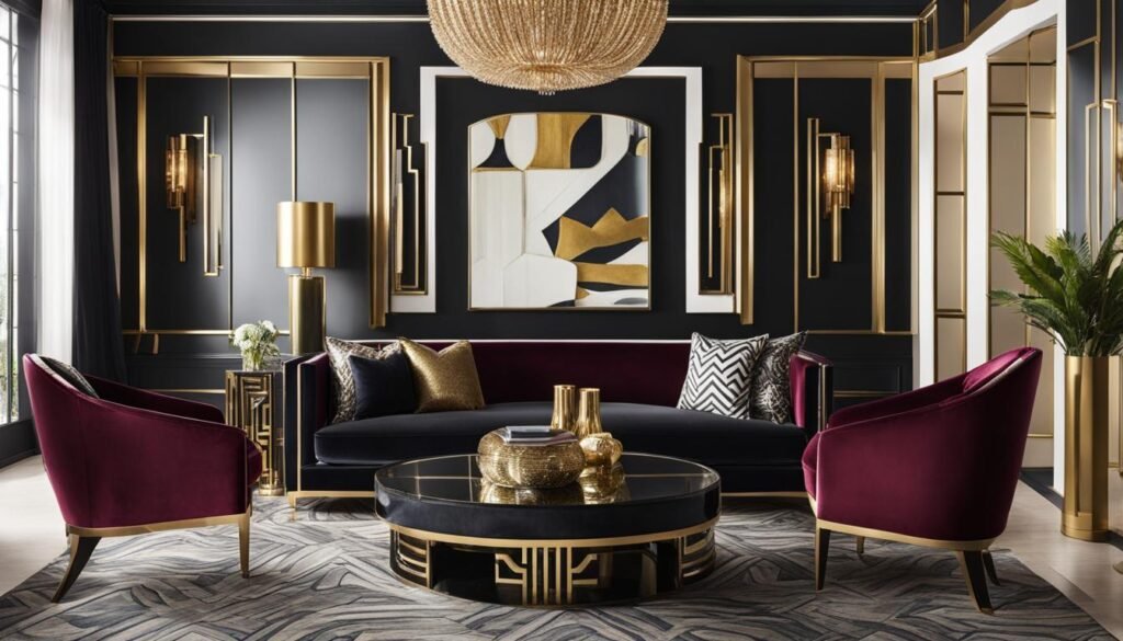 art deco decorating