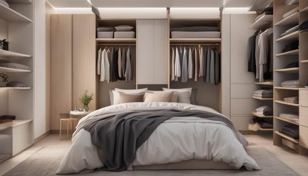 bedroom organization ideas