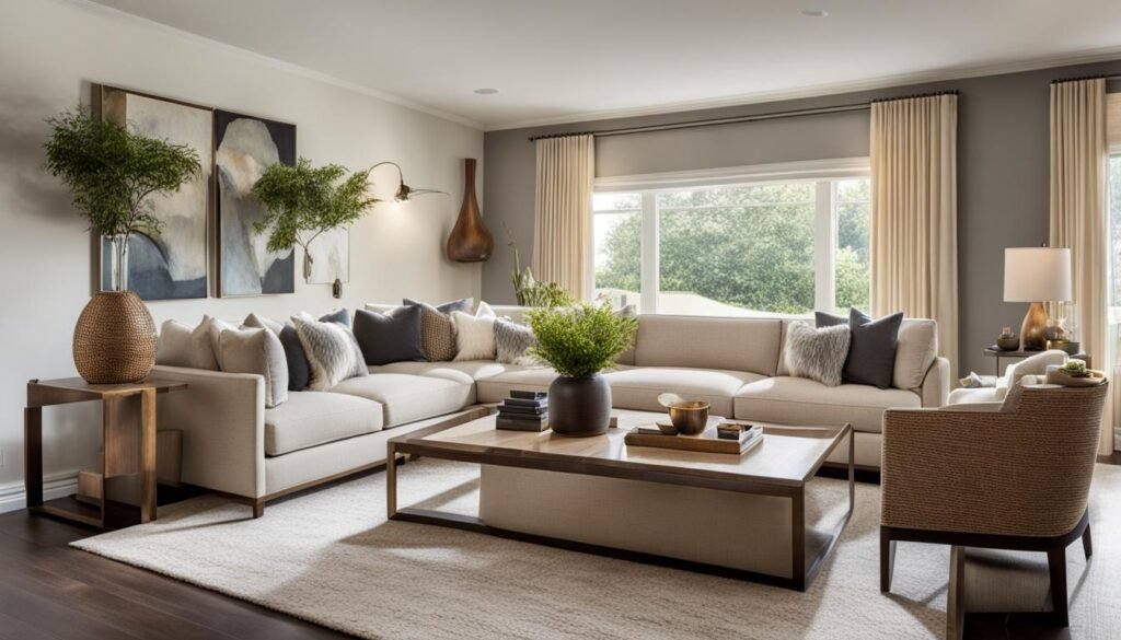 cohesive living room design