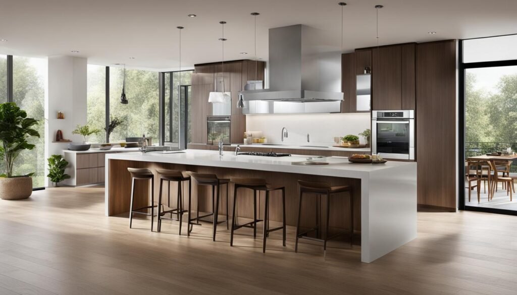 communal seating in kitchens