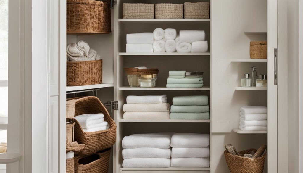linen closet organizer