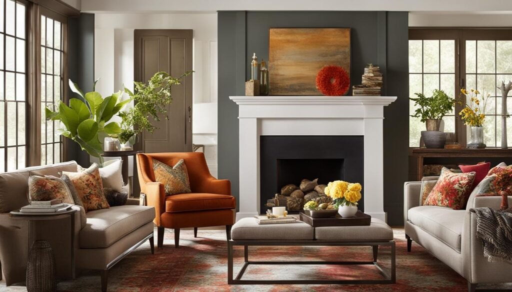 mixing modern and vintage decor