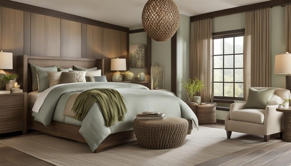 textured bedroom design
