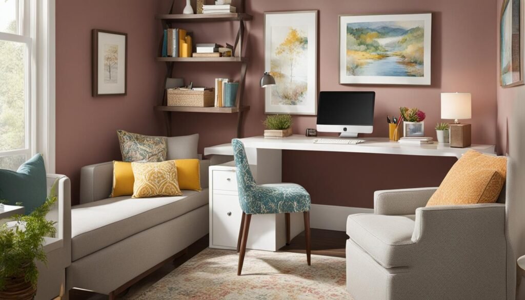 Office layout for small space