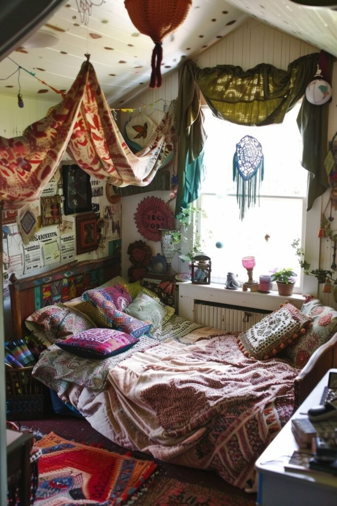 29 Boho Bedroom Ideas For Teens - My Elegant Home