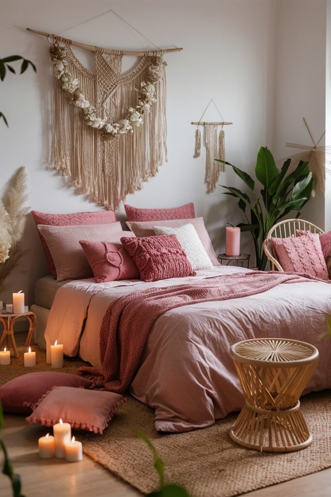 Blushing Boho: Designing a Pink-Themed Bohemian Haven