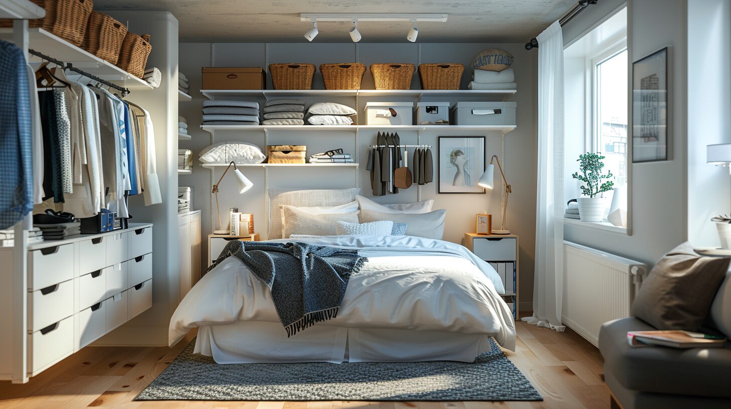 29 Tiny Bedroom Ideas to Maximize Your Space - My Elegant Home