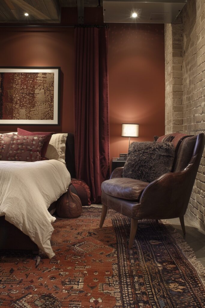 Artistic Fusion in Earthy Modern Decor