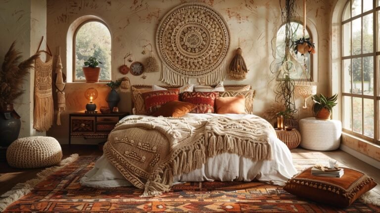 29 Cozy Boho Style Bedroom Ideas for a Serene Sanctuary - My Elegant Home