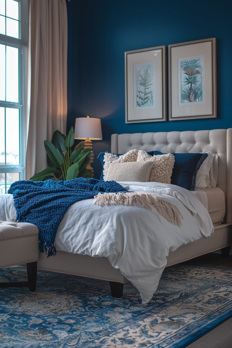 29 Minimal Blue Bedroom Ideas to Refresh Your Home - My Elegant Home