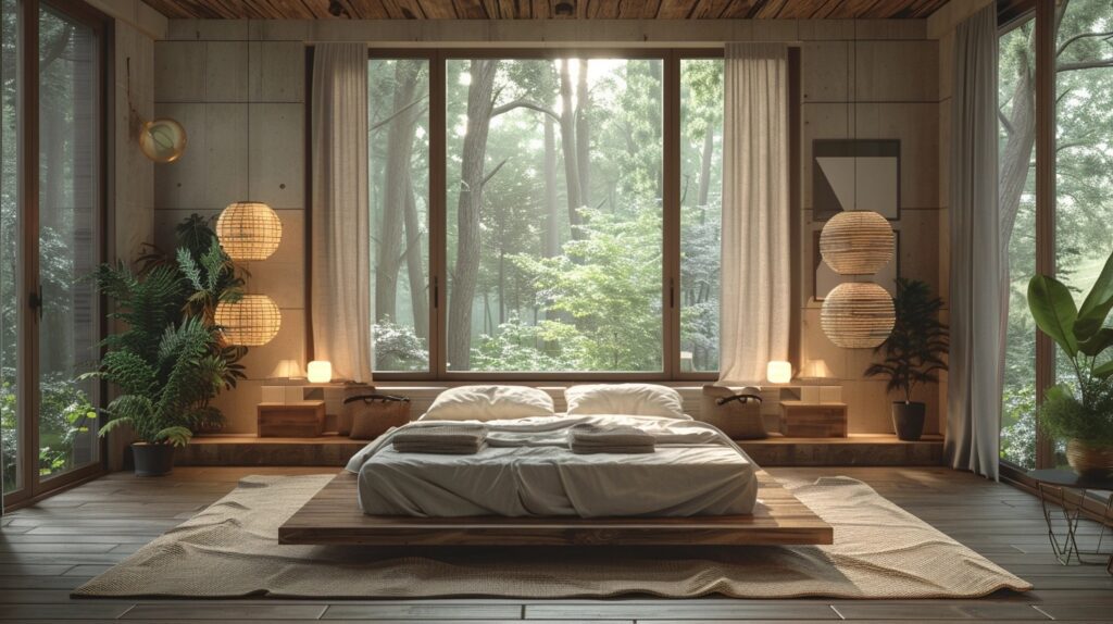 Earthy Modern Bedroom