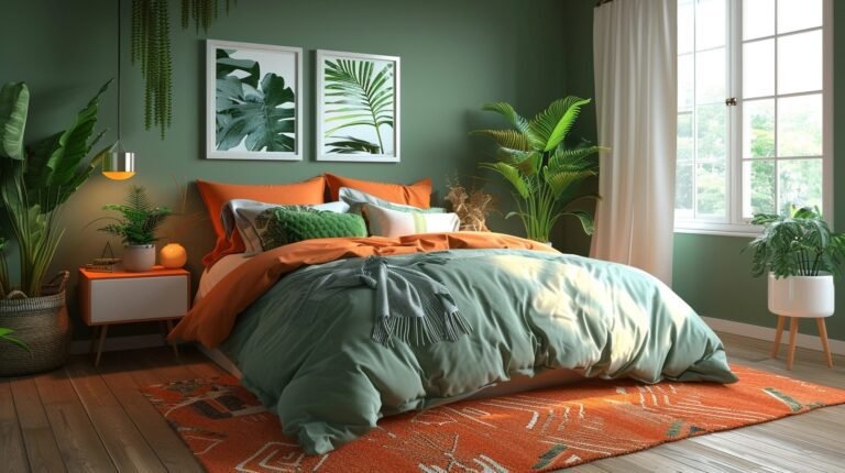 29 Green and Terracotta Bedroom Ideas for a Nature-Inspired Look - My ...