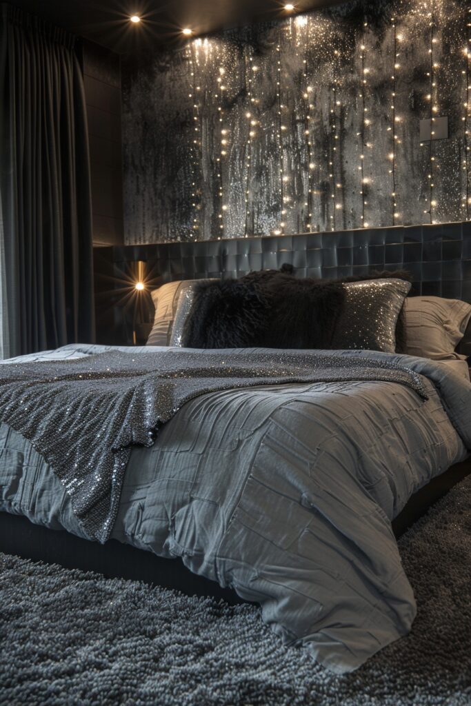 Metallic Neon Baddie Bedroom