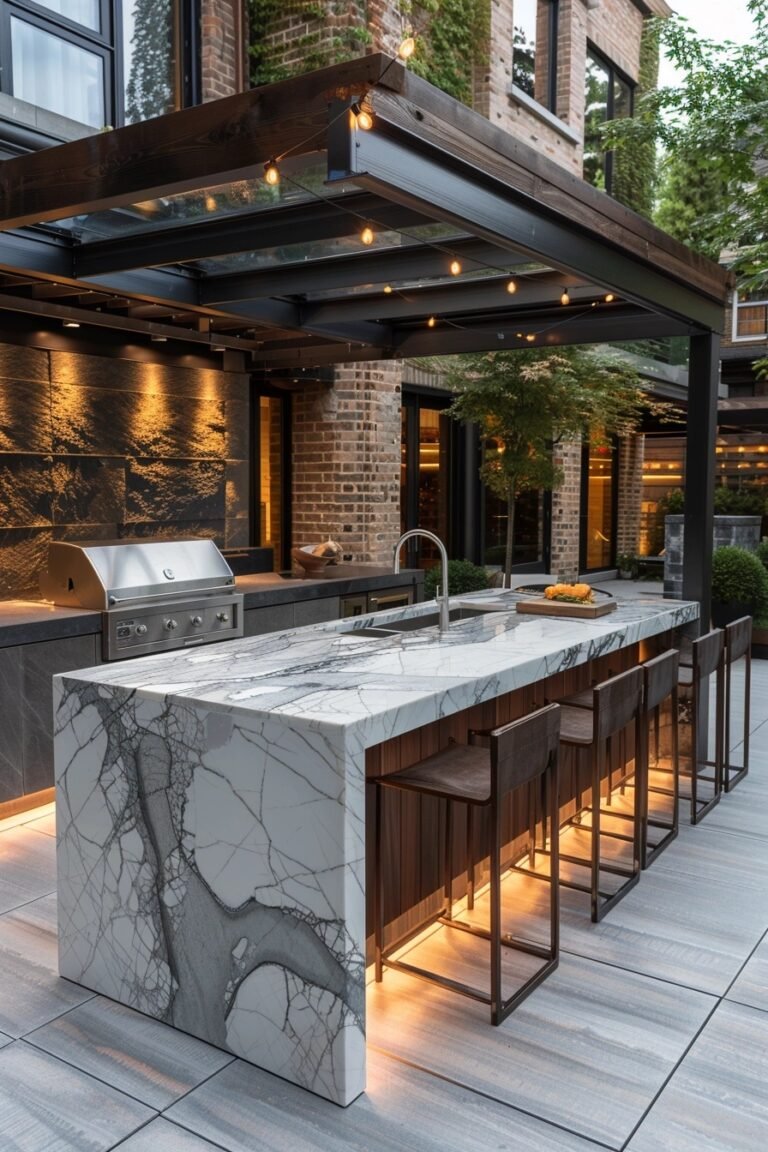 29 Outdoor Kitchen Ideas for Ultimate Summer Gatherings - My Elegant Home