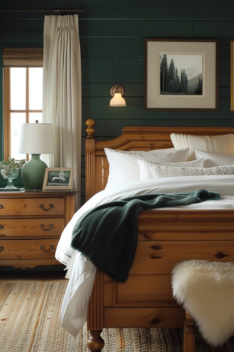 29 Dark Green Bedroom Ideas for a Modern and Chic Vibe - My Elegant Home
