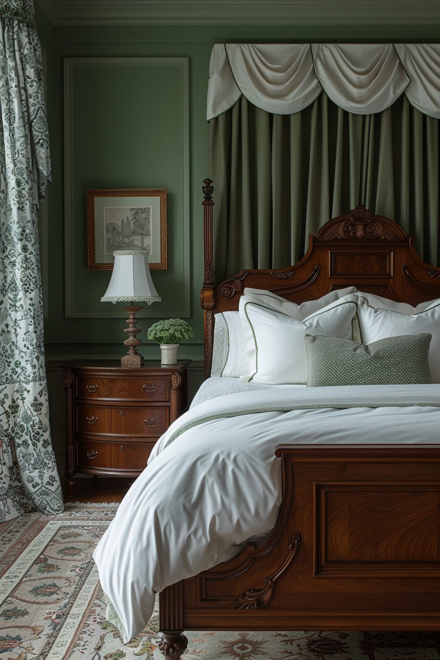 29 Dark Green Bedroom Ideas for a Modern and Chic Vibe - My Elegant Home