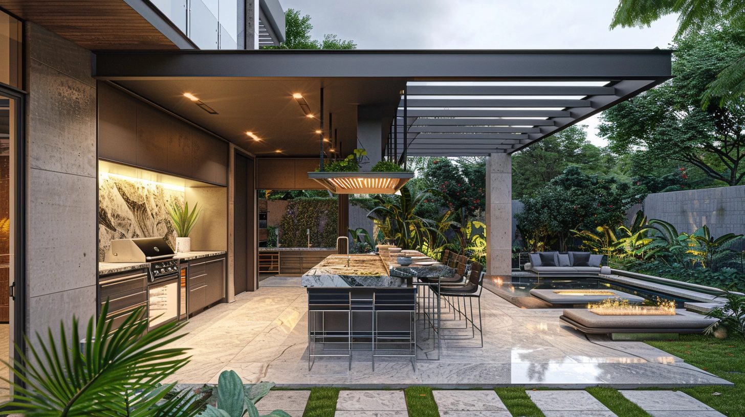 29 Outdoor Kitchen Ideas for Ultimate Summer Gatherings - My Elegant Home