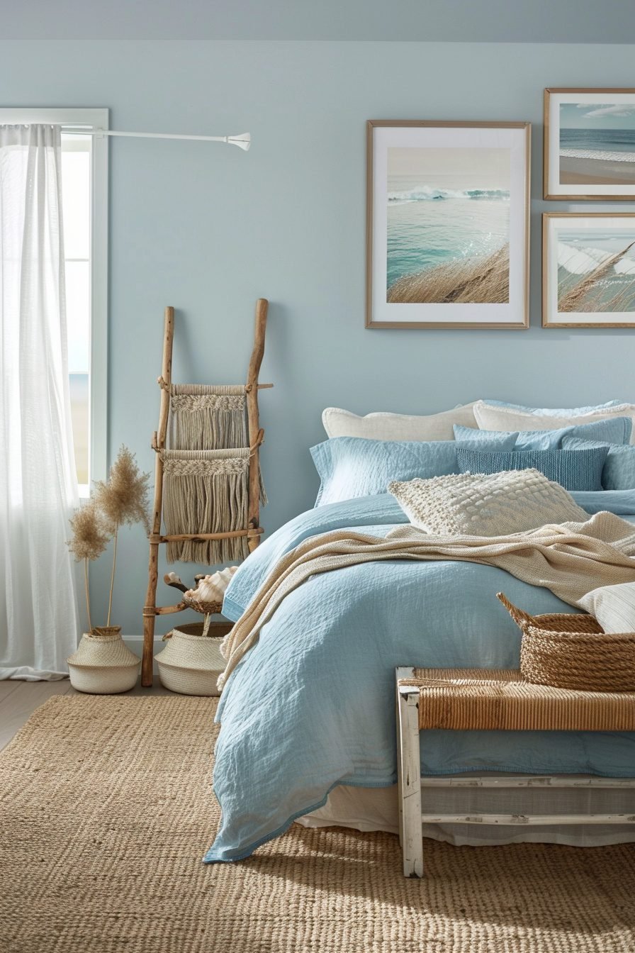 29 Light Blue Boho Bedroom Decor Ideas for Tranquil Living - My Elegant ...