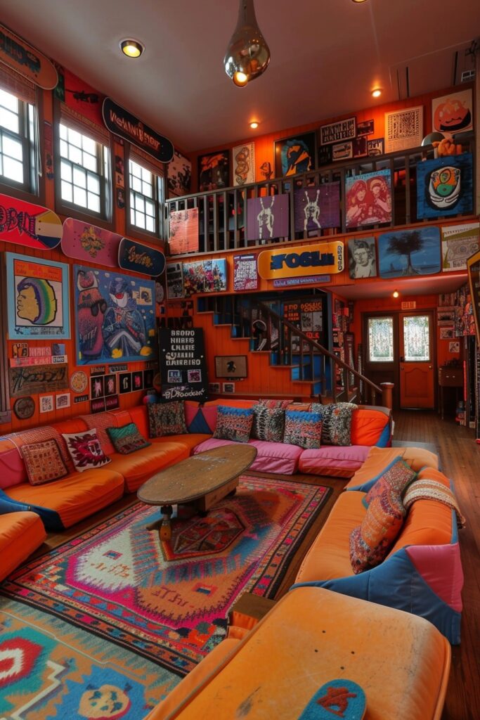 Skater's Retreat Living Room