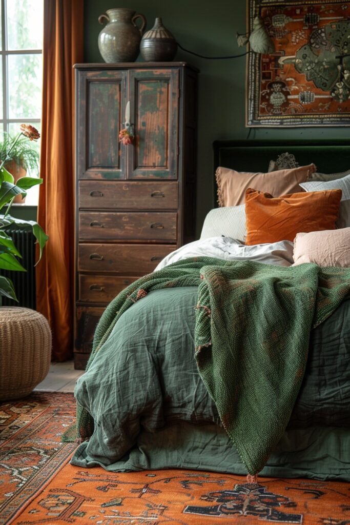 Textural Delights in Green and Terracotta