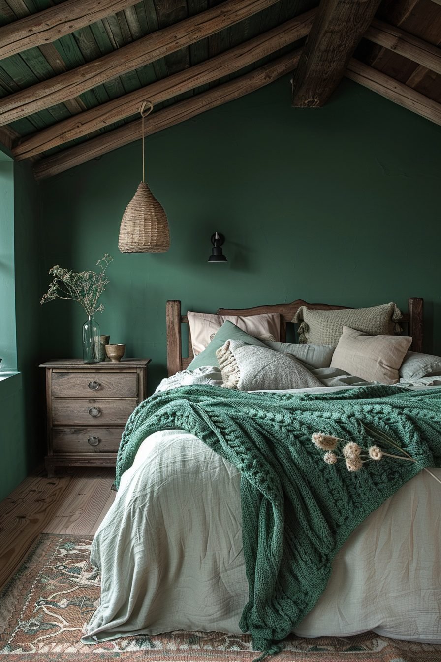 29 Dark Green Bedroom Ideas for a Modern and Chic Vibe - My Elegant Home