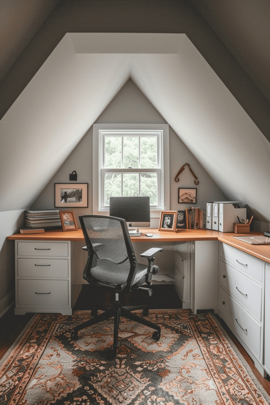 Small Attic Office: Design Ideas, Space-Saving Tips & Productivity Boosters