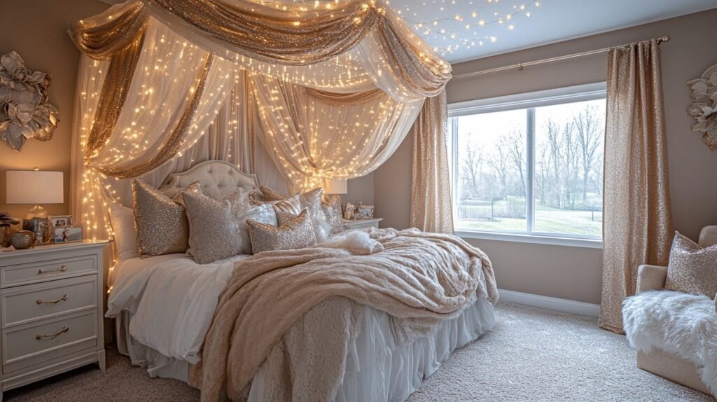 Girls Bed With Canopy