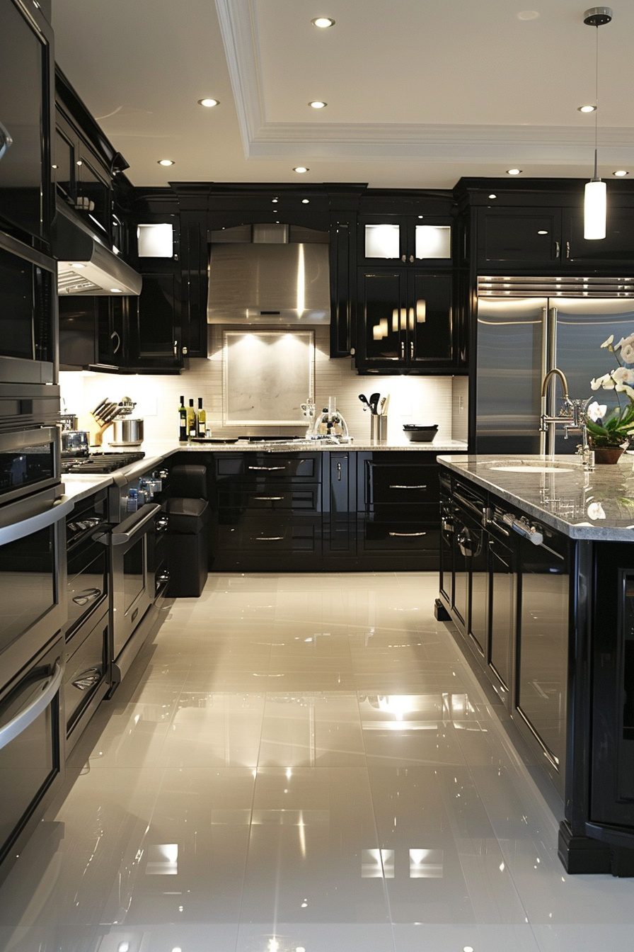 29 Black and White Modern Kitchen Ideas for a Chic Cooking Space - My ...