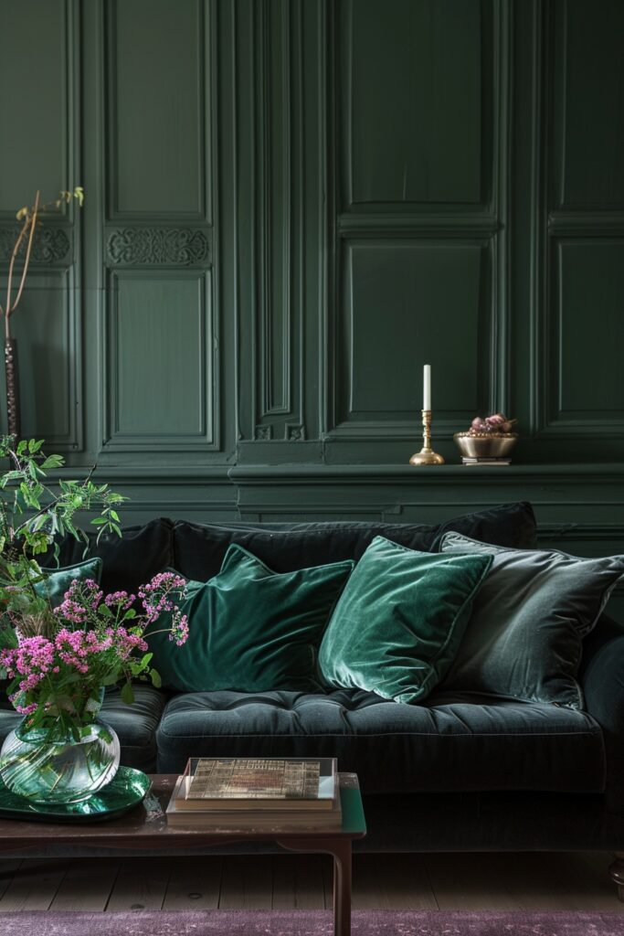 Jewel Tone Elegance with Dark Grey