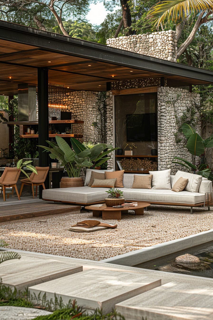 29 Outdoor Living Room Ideas to Maximize Your Outdoor Comfort - My ... - Minimalist Outdoor Living Space Designs