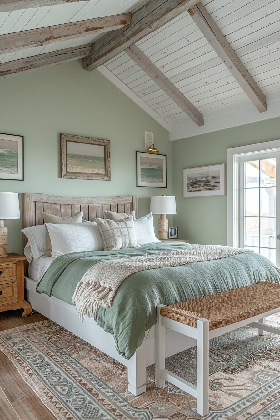 29 Sage Green Farmhouse Bedroom Ideas for a Fresh Update - My Elegant Home