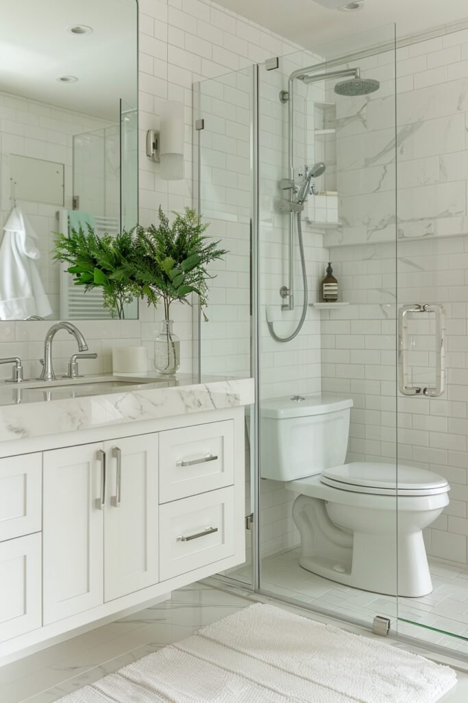 Refined Minimalist Bathroom Space