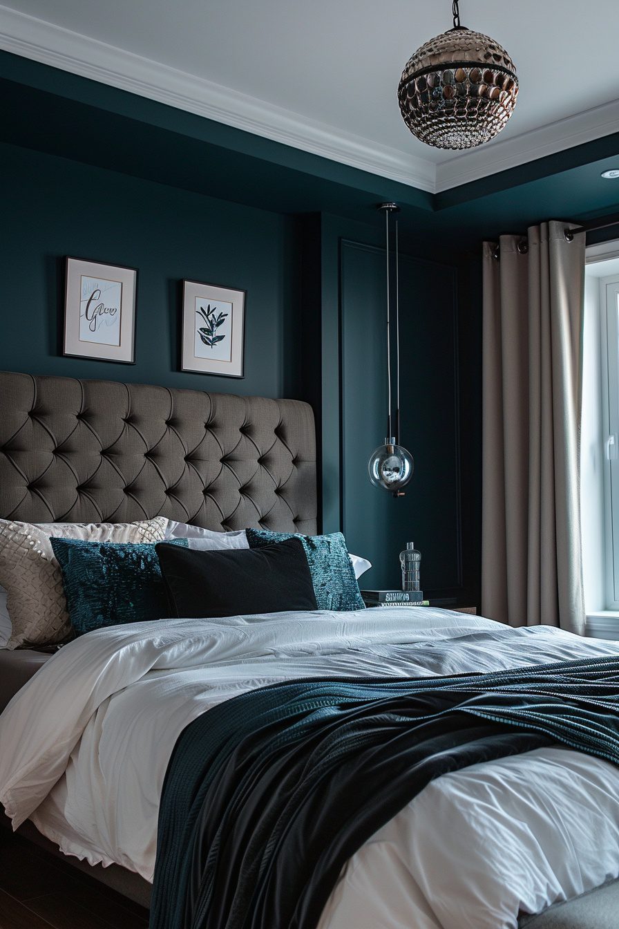 29 Dark Teal Bedroom Ideas for a Modern and Sophisticated Space - My ...