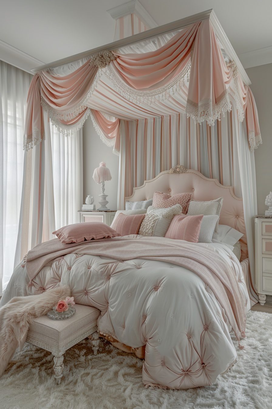 29 Girls Bed With Canopy Ideas for a Princess Vibe - My Elegant Home