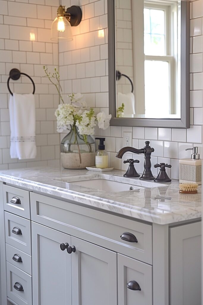 Transitional Small Bathroom Decor