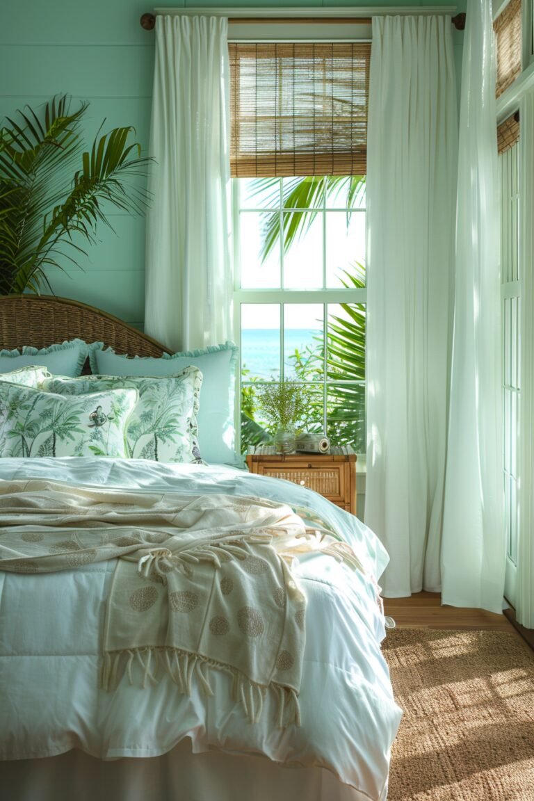29 Tropical Bedrooms for a Breezy and Bright Space - My Elegant Home