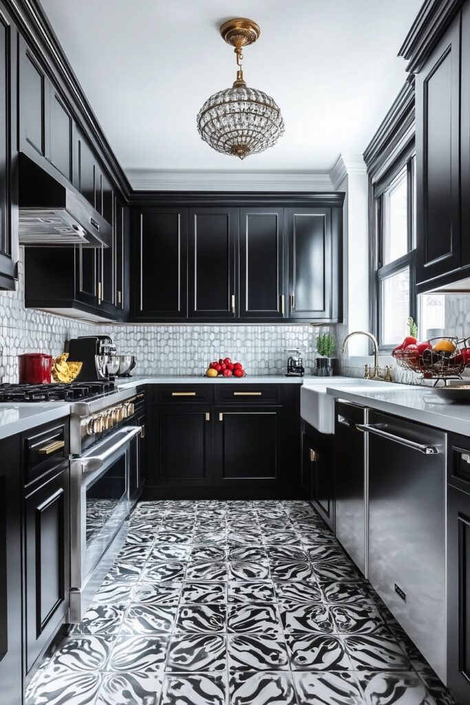 vintage modern kitchen