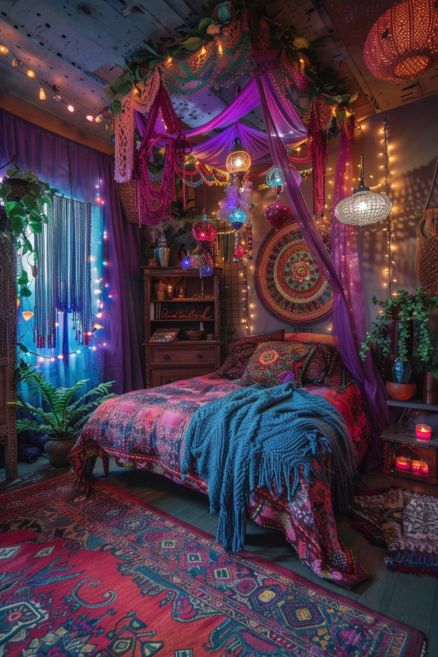 29 Rustic Boho Witchy Bedroom Ideas for a Whimsical and Earthy Look ...