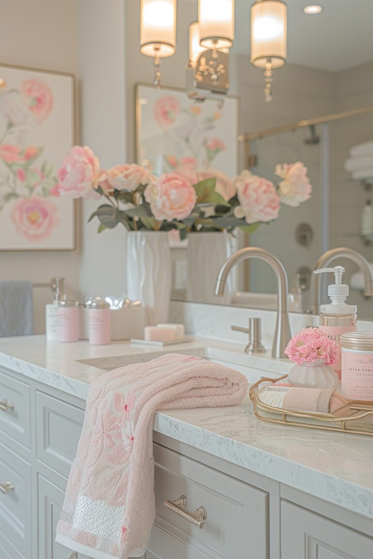 29 Girly Bathroom Decor Ideas to Transform Your Space into a Feminine ...