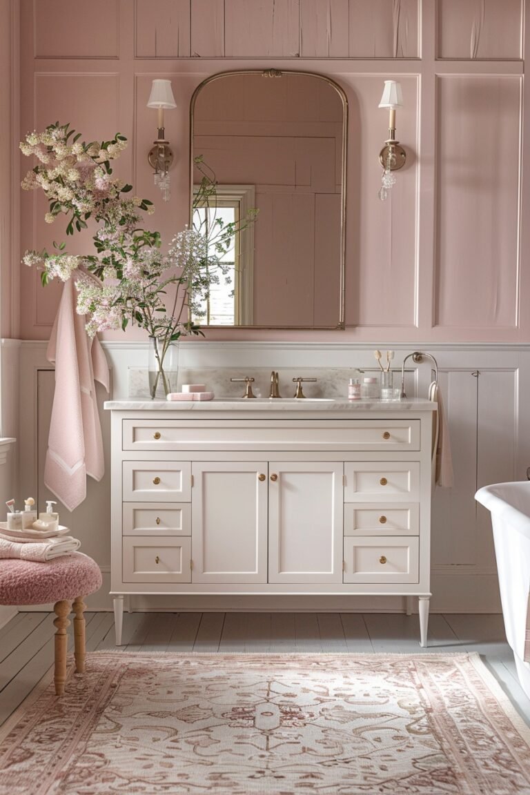 29 Pink Bathroom Decor Ideas for a Soft and Sweet Transformation - My Elegant Home