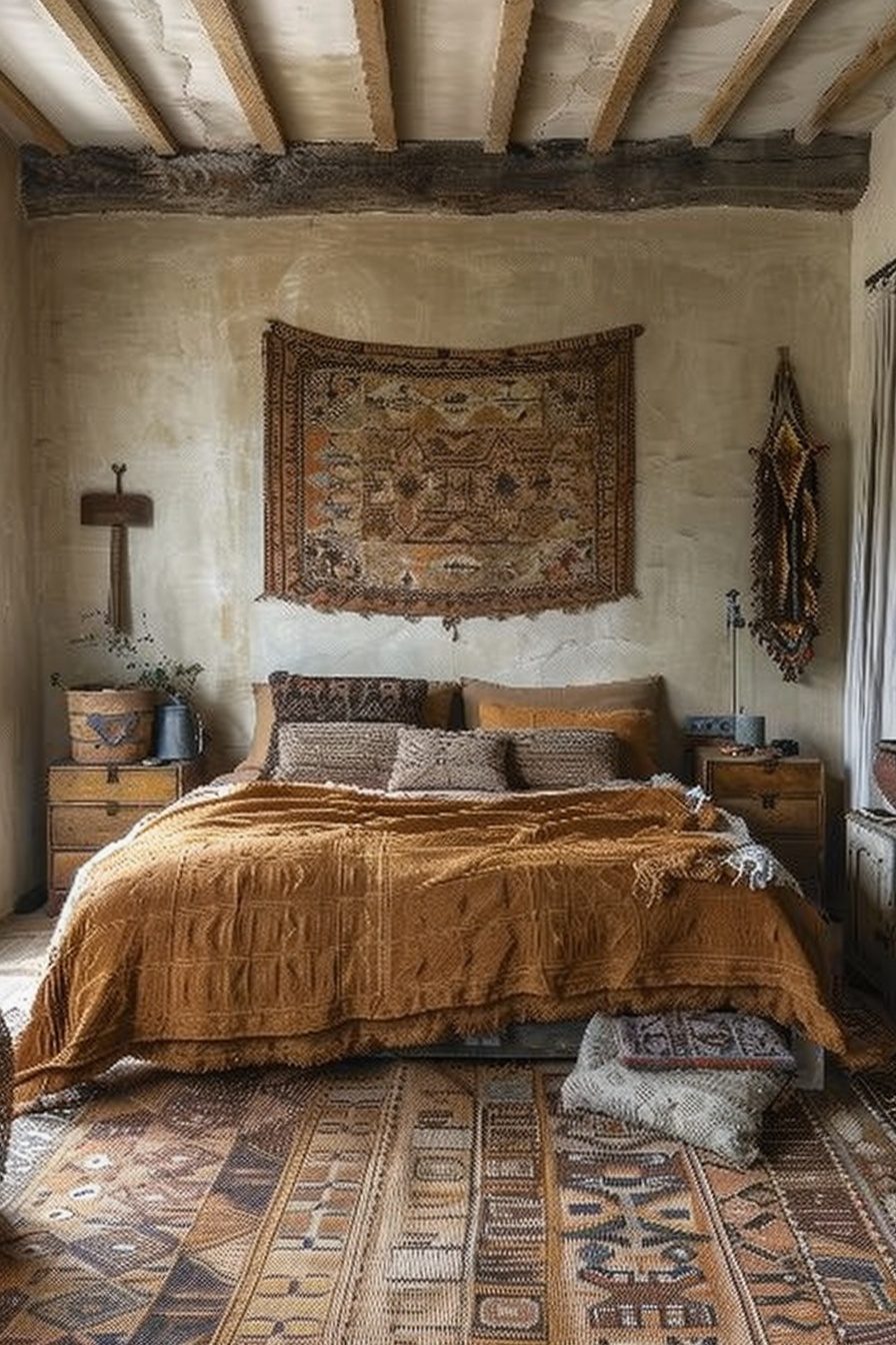29 Rustic Boho Style Bedrooms for a Perfect Mix of Rustic and Bohemian ...