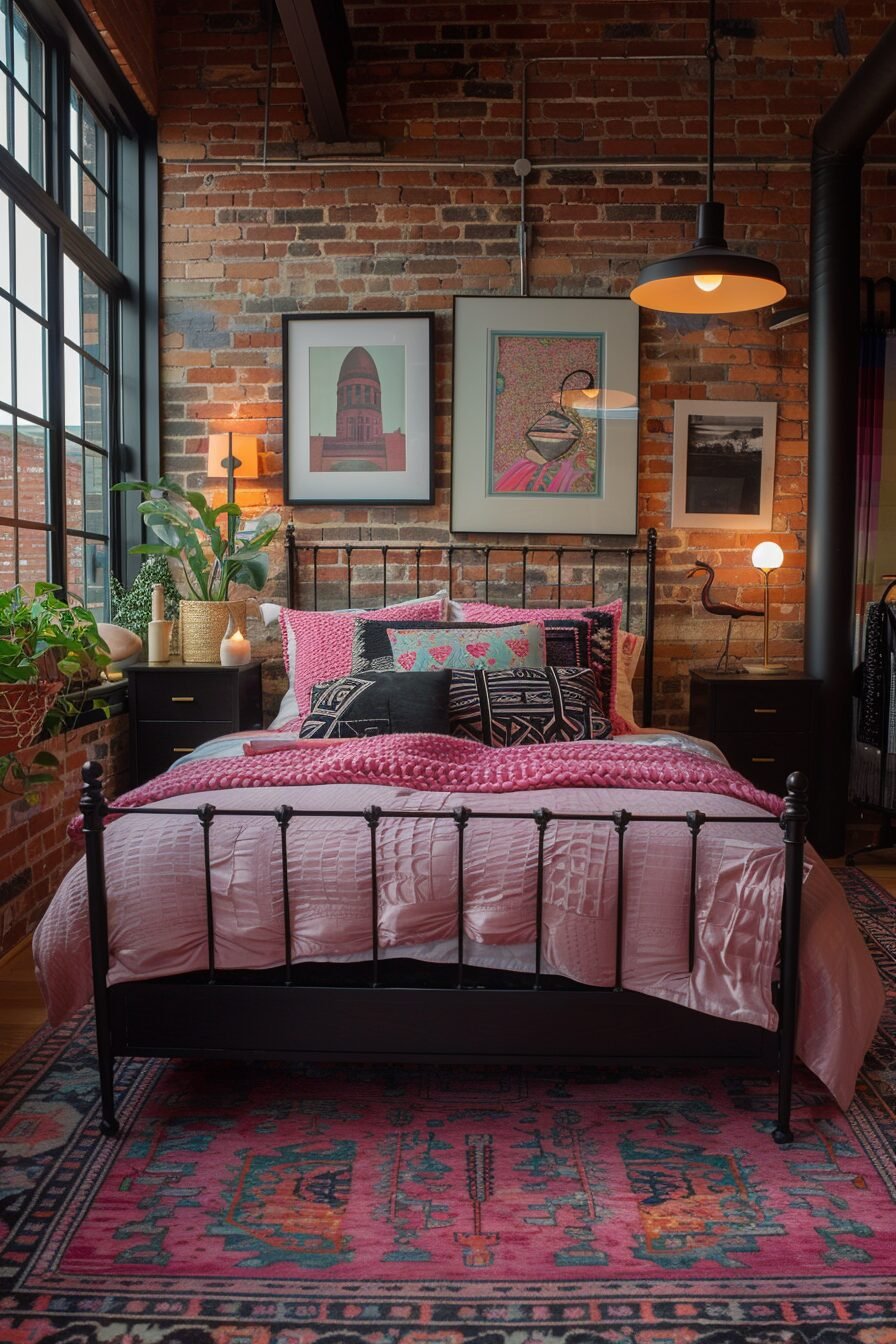 29 Pink and Black Bedroom Ideas for a Perfect Balance of Soft and Edgy ...