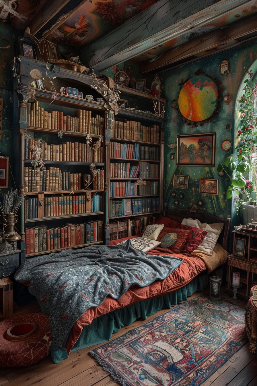 29 Boho Witchy Bedroom Ideas for a Stylishly Mystical Design - My ...