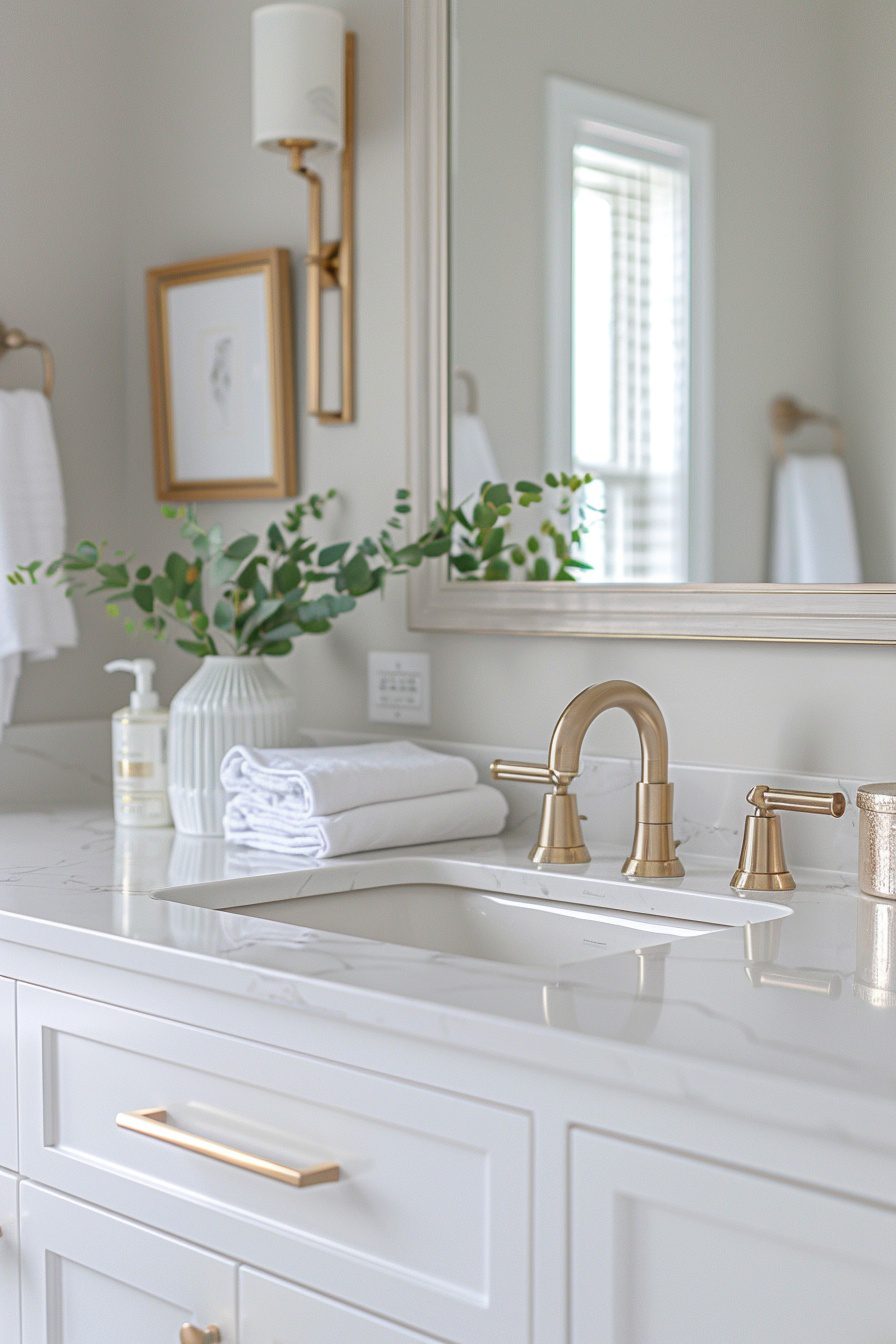 29 Gold Bathroom Decor Ideas for a Glamorous Upgrade - My Elegant Home